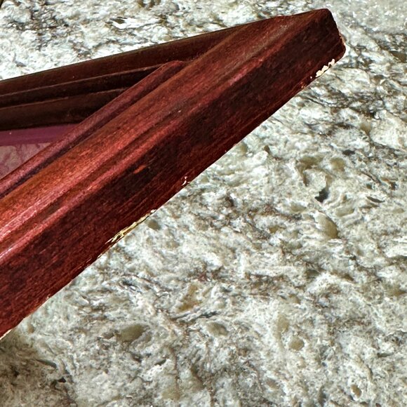 Framed Finished Pink Tulips Floral Cross Stitch Picture w Glass 13.5" x 16.5" - Picture 12 of 12